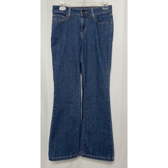 LL Bean Favorite Fit Boot Cut Jeans Sz 28 - Picture 1 of 7